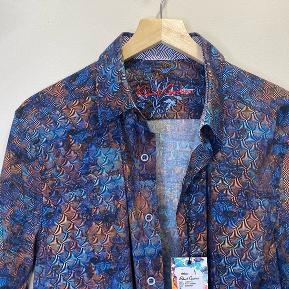 ROBERT GRAHAM Lewisville Long Sleeve Shirt Size M - Picture 4 of 9